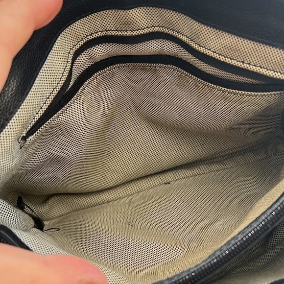 Rebecca Minkoff Black Quilted Pebbled Leather Edie Crossbody Shoulder Bag - Picture 11 of 16